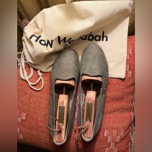 Sabah Gray Suede 40 (8.5/9) Women's Flats